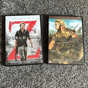 Brad Pitt DVD lot of 2